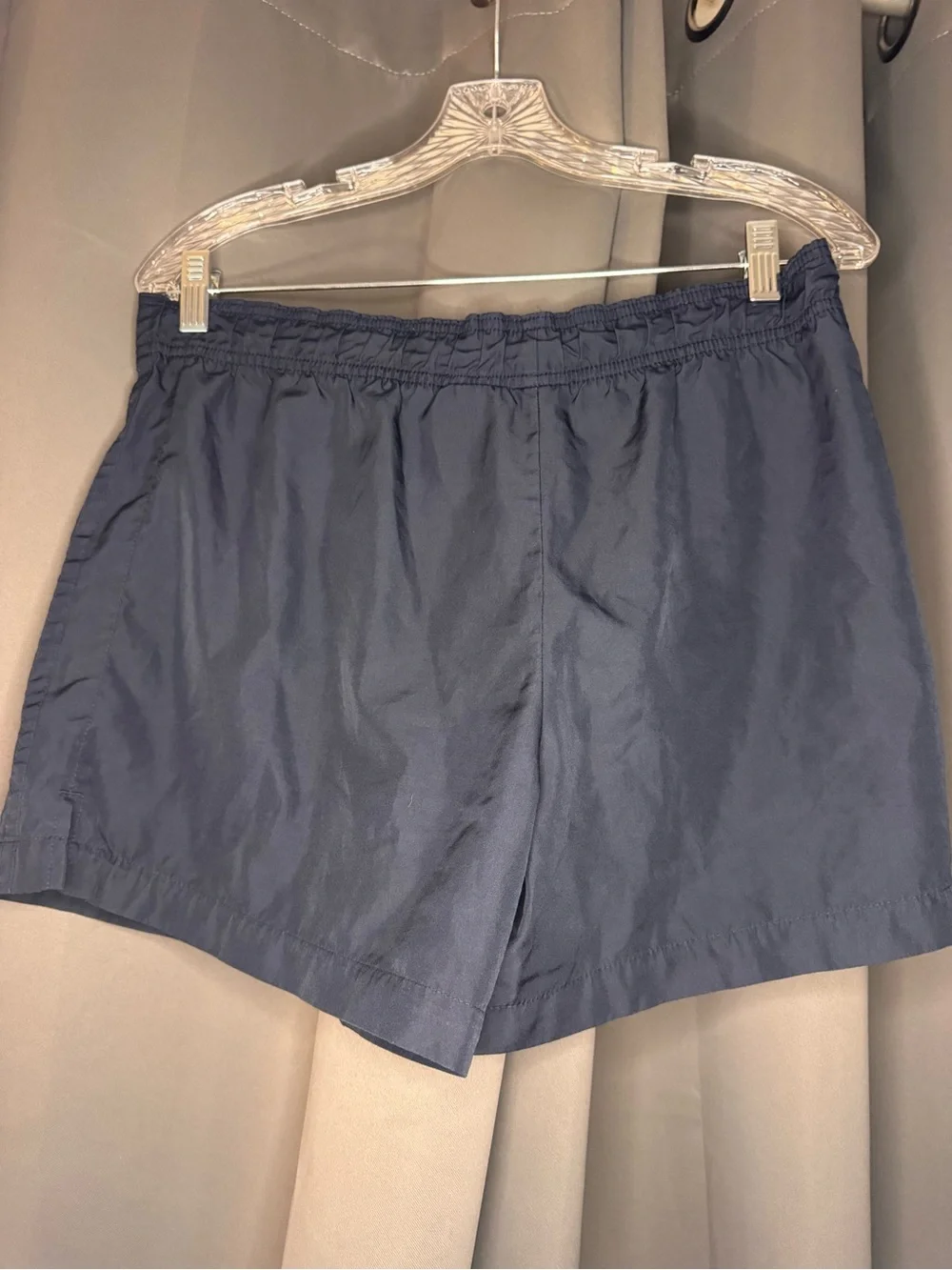 Vintage Nike Sportswear Nylon Shorts Black  Embroidered Swoosh Y2K Womens S